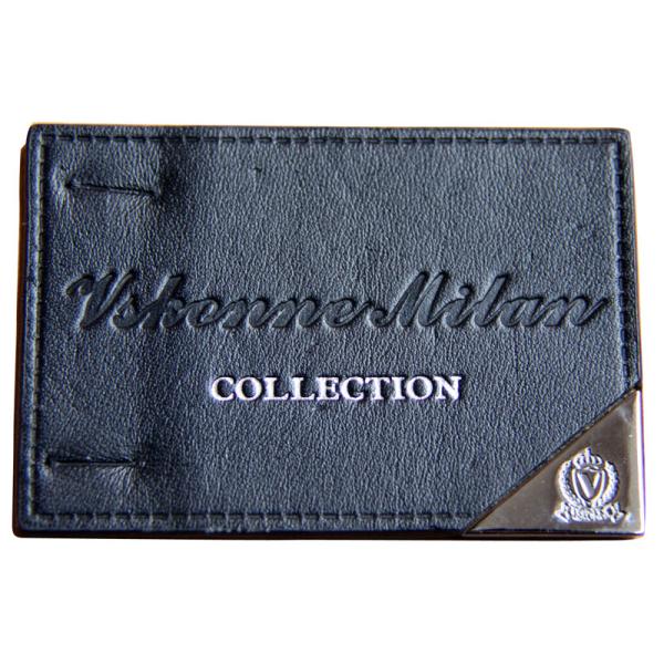 Mixed Colors Embossed logo Grain leather patches for clothes