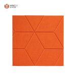 Aesthetics V-Grooved Polyester Acoustic Panel For Cinema Wall