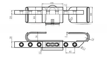 18kgs/Carton Carbon Steel High Security Barrier Seal Lock for Non-Disposable Heavy Duty Trucks and Ocean Containers