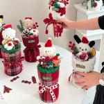 Christmas Cartoon Plush Doll Bouquet Finished Product Christmas Eve Gift