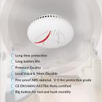 12uA 35mA Wireless Connected Smoke Detectors DC3V Battery Interlinked Fire