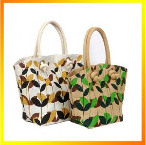 Wholesale Various styles fancy eco friendly jute shopping bag wholesale from china suppliers