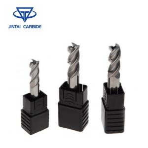 Wholesale Solid Carbide Coated HRC55 End Mill / 2 Flute Flattened End Mill Cutter from china suppliers