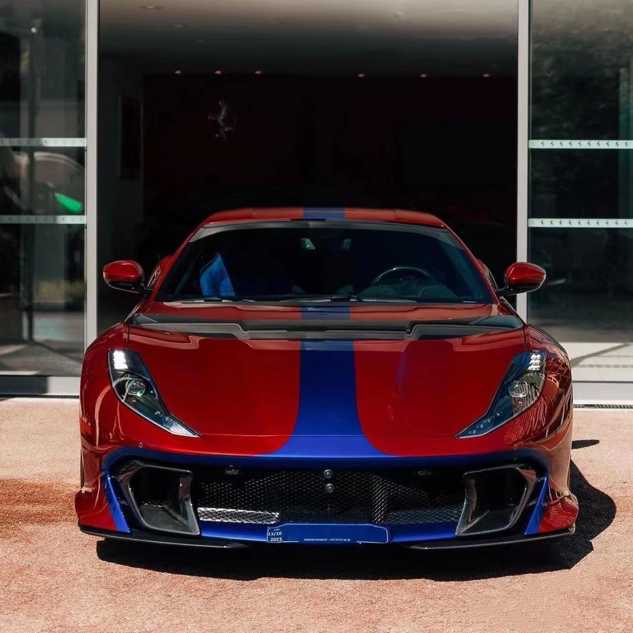 2017 - 2019 812 Body Kit Competizione Style Wide Body Ferrari Hood Carbon Fiber