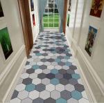 3D Printed Feather Entrance Large Commercial Floor Mat Corridor Stairway Hotel