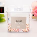 Customized Multifunctional 0.5L Square Small Airtight Plastic Food Storage