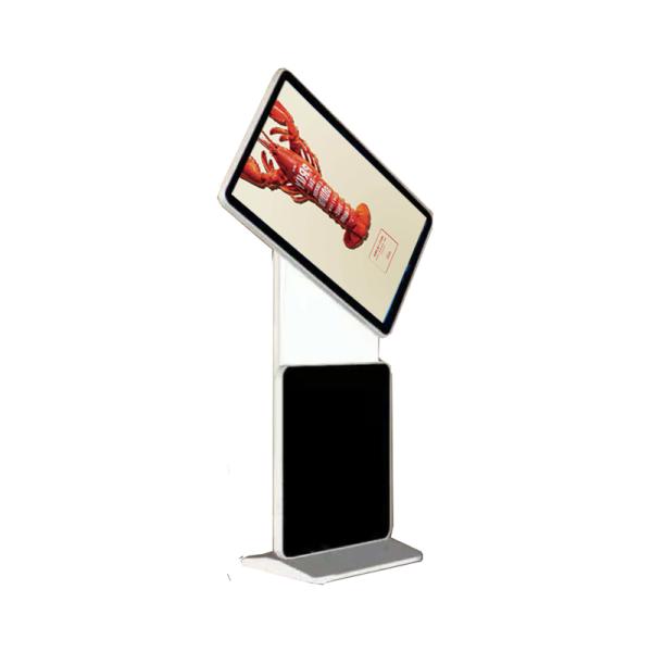 Facebook ads factory supplier supply flat stand 46" inch digital lcd advertising kiosk with screen