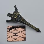 pvd color coating antique bronze stainless steel panel sheet astm 304 quality on