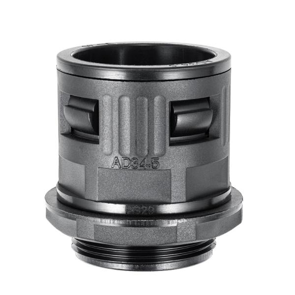 1/2"-1" Cutting Waterproof Plastic Cable Gland and Flexible Conduit Connector Adaptor