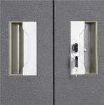 New Design Steel Office Furniture Vertical 2 Door Steel Wardrobe