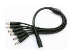 DC Female To Male 15cm Splitter Cable Barrel Plug For CCTV Cameras