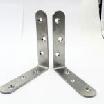 Stamped Stainless Steel L Shaped Corner Bracket for Wood Furniture for Furniture