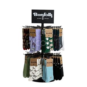 Wholesale Metal Display For Socks Countertop 2-tier Sock Retail Store Display Stand from china suppliers