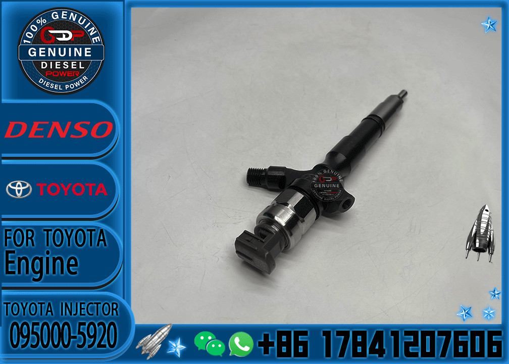 Diesel Fuel Injector Common Rail Injector 095000-5921 095000-5920 23670-09070 for Toyota 1kd 2kd