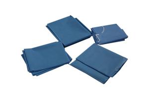 Blue Color Disposable Surgical Packs Sterile Medical Pack Drapes CE / ISO