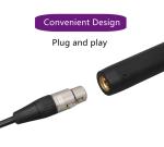 Live Broadcast Studio Condenser Microphone 48V 12V 5V Cardioid Directivity