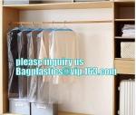 Clear Plastic Dry cleaning poly garment bags for packing clothes storage on roll