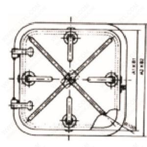 Wholesale Type A Aluminium Weather Tight Hatch Cover from china suppliers
