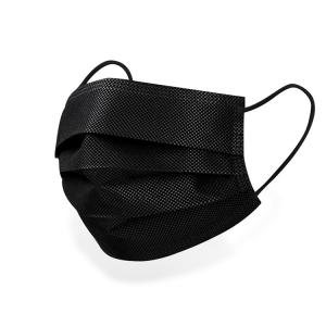 China Medical Grade Black Earloop Hospital 3 Ply Surgical Mask Disposable Protective on sale