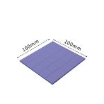 Rubber Thermal Conductivity Pad Parts High Temperature Silicone Pad ISO9001