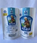 Metalised Stand Up Food Pouches Clear Window Kraft Paper Food Bag