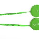 Bright Green Flexible Tape Measure Cute Mini 60 Inches For Body Measuring
