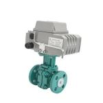 Anti Corrosion Fluorine Electric Ball Valve Dn15 - Dn250 Electric Motorized Ball