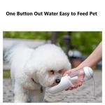 Hot Sale Durable Fashion Portable 2 In 1 Pet Dog Water Bottle Pet Outdoor Water