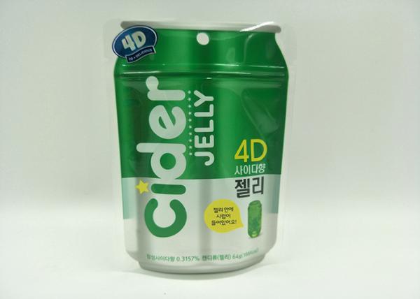 Anti Leakage Publicity Stand Up Pouch Packaging , Jelly Foil Pouch Packaging