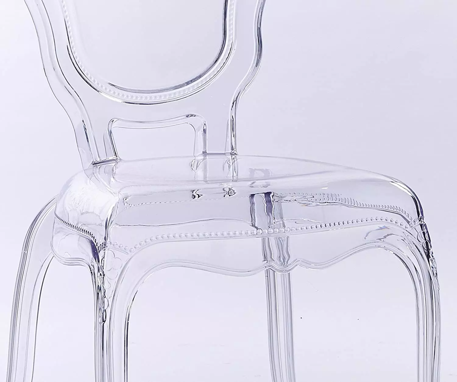 Princess Chevalier Chairs Crystal Clear Plastic Resin Acrylic Chiavari Chair