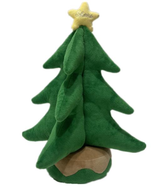 35cm 13.8in Stuffed Animal Christmas Tree Electric Plush Climbing Ladder Santa