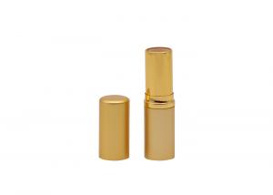 China 4.5g Gold Aluminum Eco Friendly Lip Balm Tubes For Lip Balm Spray Bottle on sale