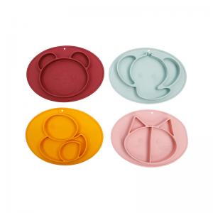Wholesale OEM Rice Bowl Gift Feeding Silicone Children Baby Tableware Set from china suppliers