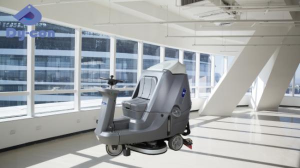 Commercial Grade Floor Cleaning Machine Battery Powered 2 Brushes Included For