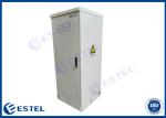 Single Wall Anti Theft Outdoor Telecom Equipment Cabinets With AC Conditioner