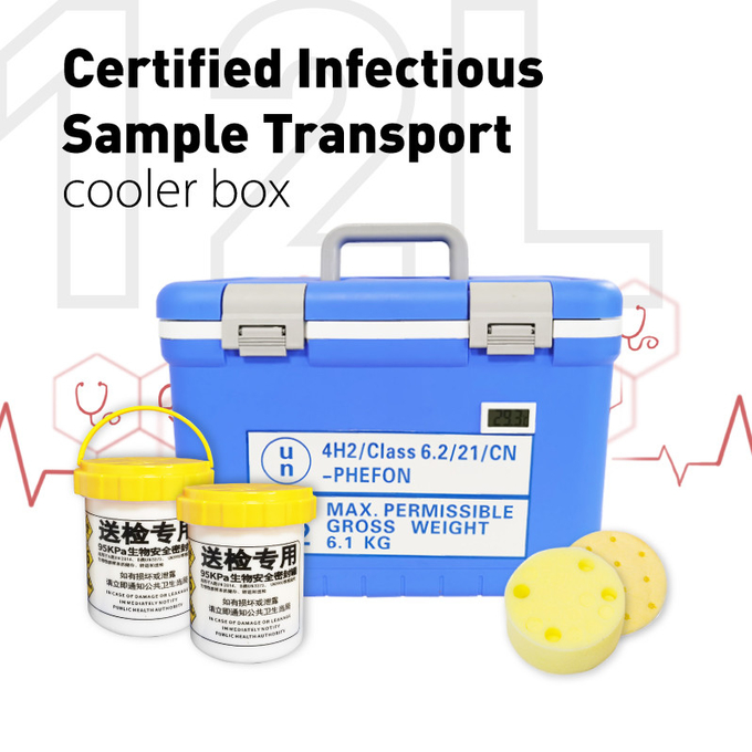 Vaccine Specimen Cold Chain Safety Transport Container for Biological Samples
