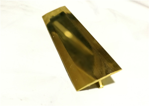 Aging Resistant 2% Pb Polished Brass T Strip Anti Slip For Stair