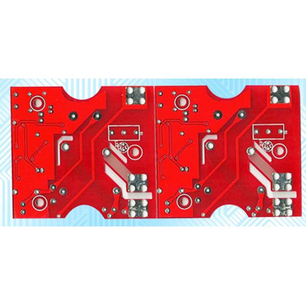 22F Half Fiberglass Printed PCB Board Red Ink Flame Retardant