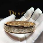 brand jewelry full diamonds bracelet in 18 kt pink gold Also available in white
