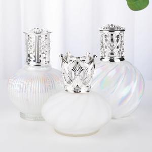 Wholesale White Glass Cosmetic Packaging Spherical Shell Pattern Catalytic Aromatherapy 100ml from china suppliers
