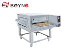 Gas Commercial Pizza Oven Stainless Steel Hot Air Conveyor Low Comsuption