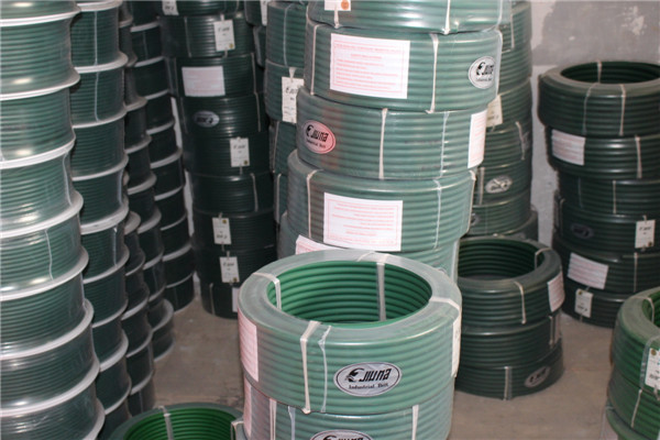 PU round belt pulleys 85A Green Transmission belt For Machine