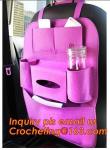 Customized Felt Car organizer, Large Capacity Grey Felt Car Organizer , New