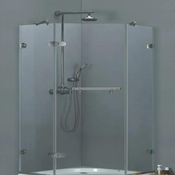 Glass Shower Enclosure Frame Single Custom Made Semi-Frameless Door Modern Glass Shower Doors