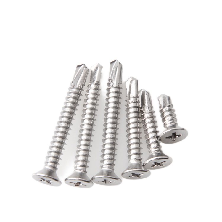 Self-Drilling Screws for Roofing Metric M3 M4 M6 Sizes CSK Head Stainless Steel SS304