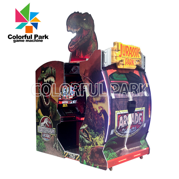2 People Shooting Arcade Machines Jurassic Game Console Dinosaur For Indoor Adult