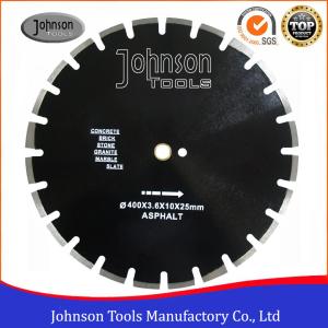 Wholesale SGS Approved Asphalt Cutter Blade , Black Diamond Blade For Asphalt from china suppliers