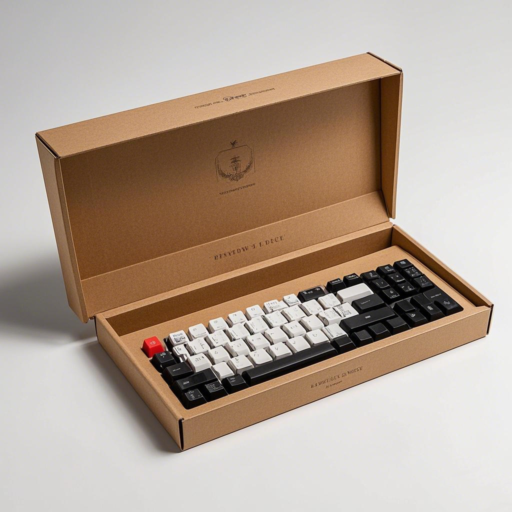 Reusable Eco-Friendly Handmade Electronic Packaging Box Custom Paper Box for Computer Keyboard