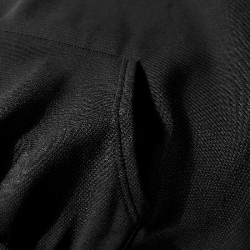 Custom Men's Full Face Zip Neck Hoodie in M-3XL or Custom Size with French Terry Fabric