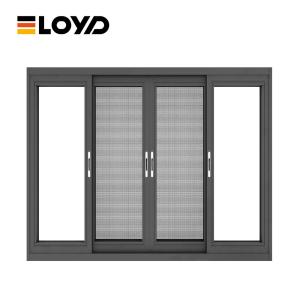 Wholesale Double Tempered Sliding Glass White Aluminium Windows For Bathroom from china suppliers